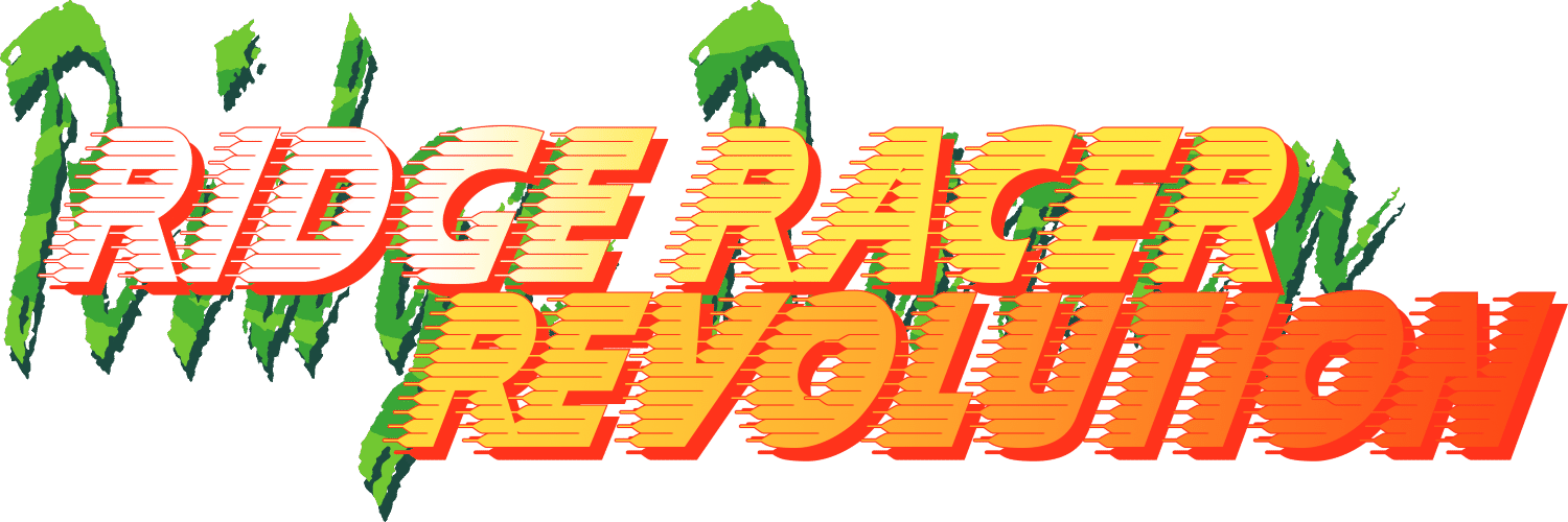 Ridge Racer Revolution logo for Playstation